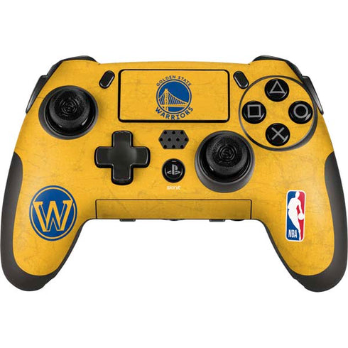 NBA Golden State Warriors Distressed PlayStation Scuf Vantage 2 Controller Skin